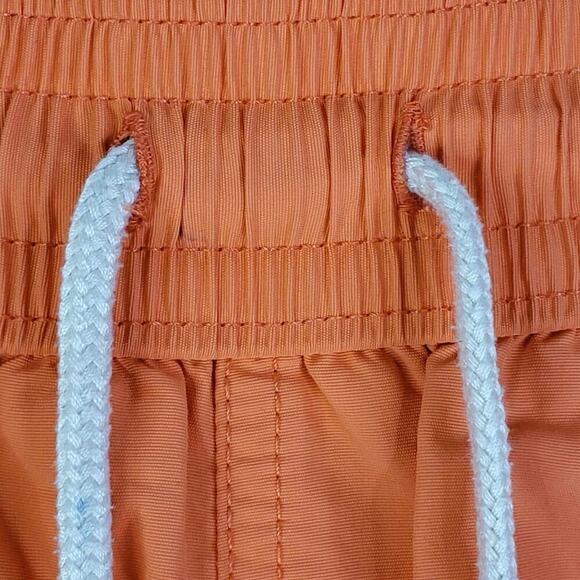 Polo Ralph Lauren Swim Trunks Men’s Size Large L Orange Mesh Lined Drawstring - Picture 7 of 14